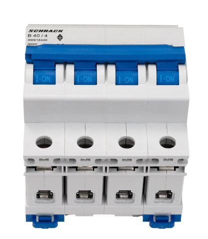Miniature Circuit Breaker (MCB) AMPARO 6kA, B 40A, 4-pole
