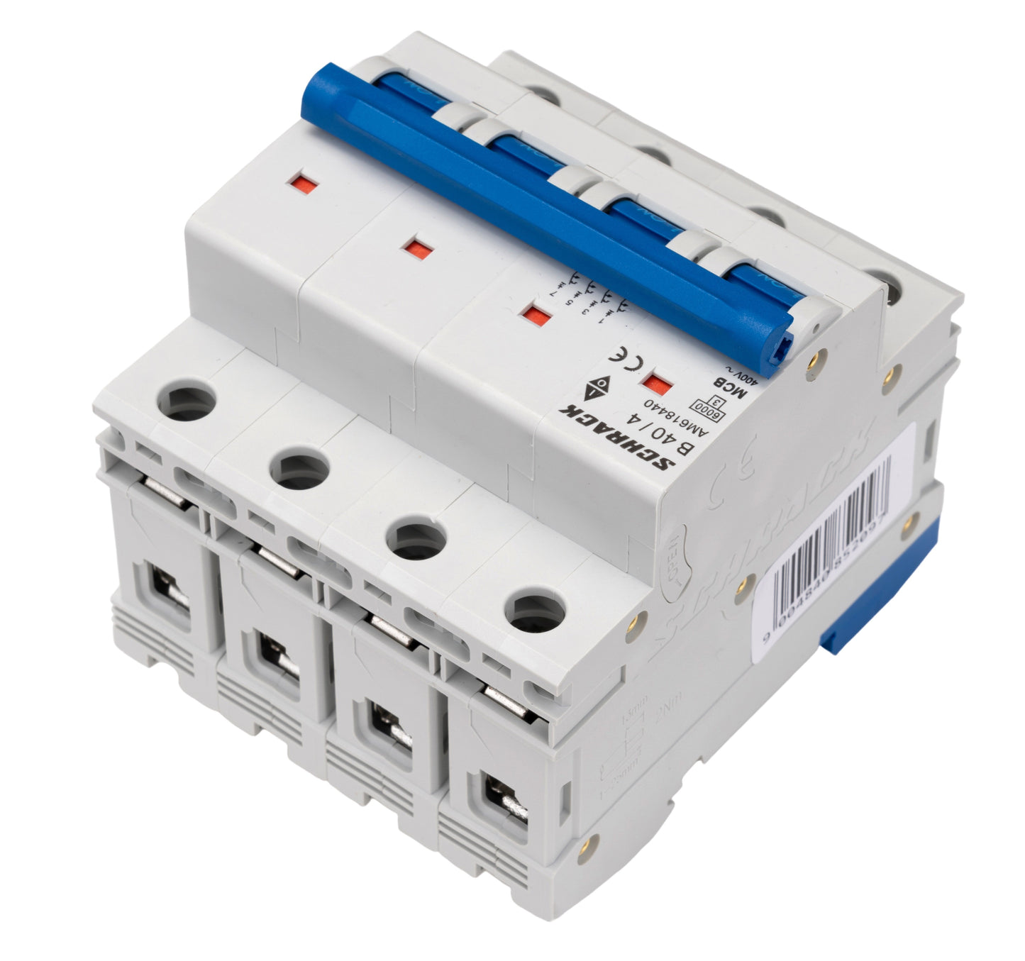 Miniature Circuit Breaker (MCB) AMPARO 6kA, B 40A, 4-pole