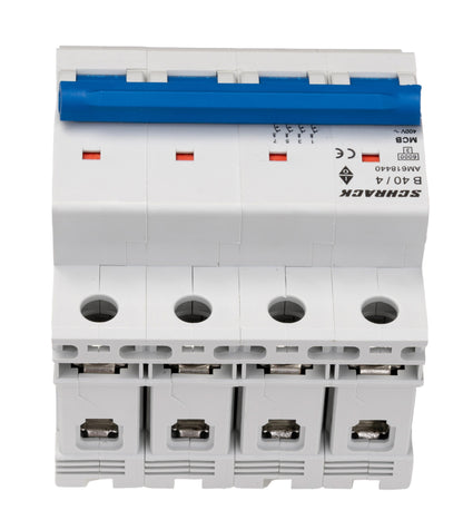 Miniature Circuit Breaker (MCB) AMPARO 6kA, B 40A, 4-pole