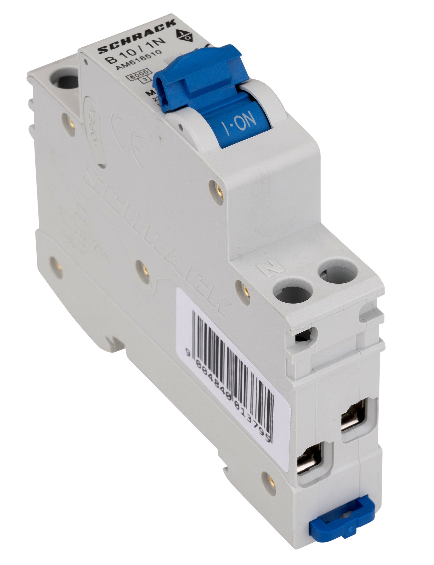 Întreruptor automat modular AMPARO, 6kA, B 10A, 1P+N, 1UH