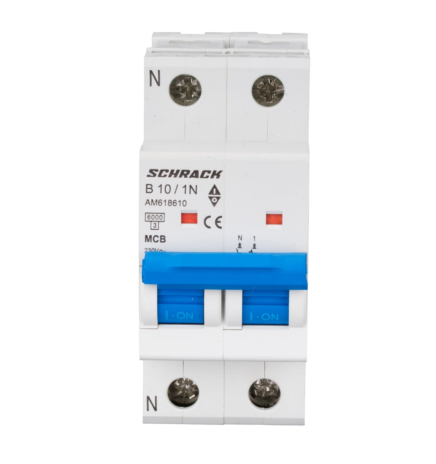 Întreruptor automat modular (MCB) AMPARO 6kA, B 10A, 1P+N