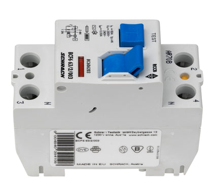 Intreruptor diferential 63A 2poli 30mA