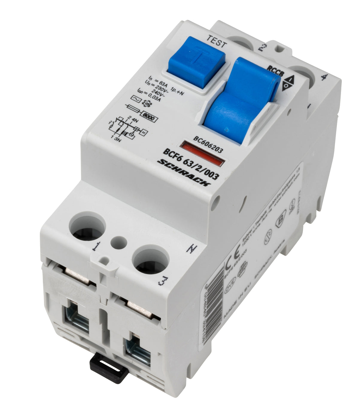 Intreruptor diferential 63A 2poli 30mA