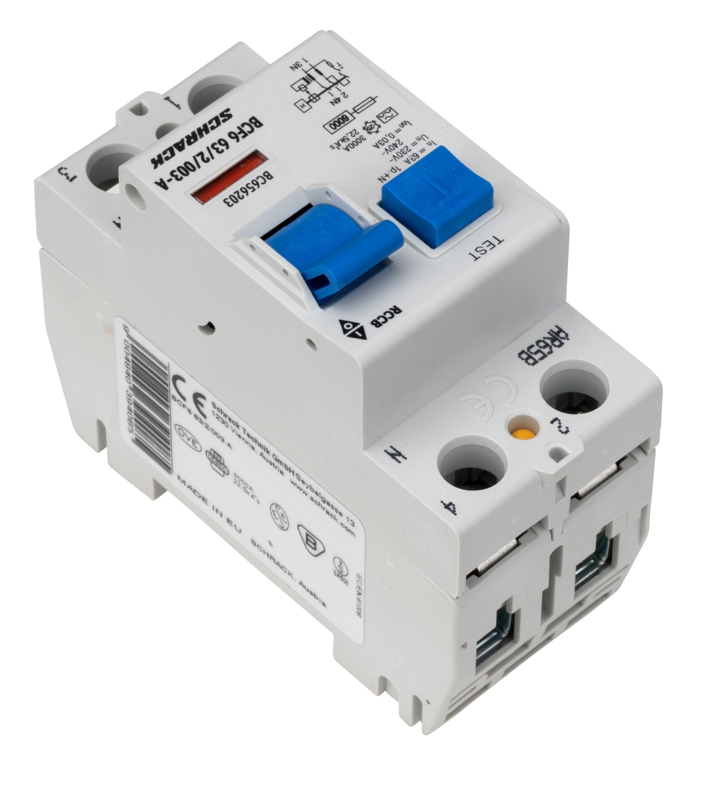Intreruptor diferential 63A 2poli 30mA