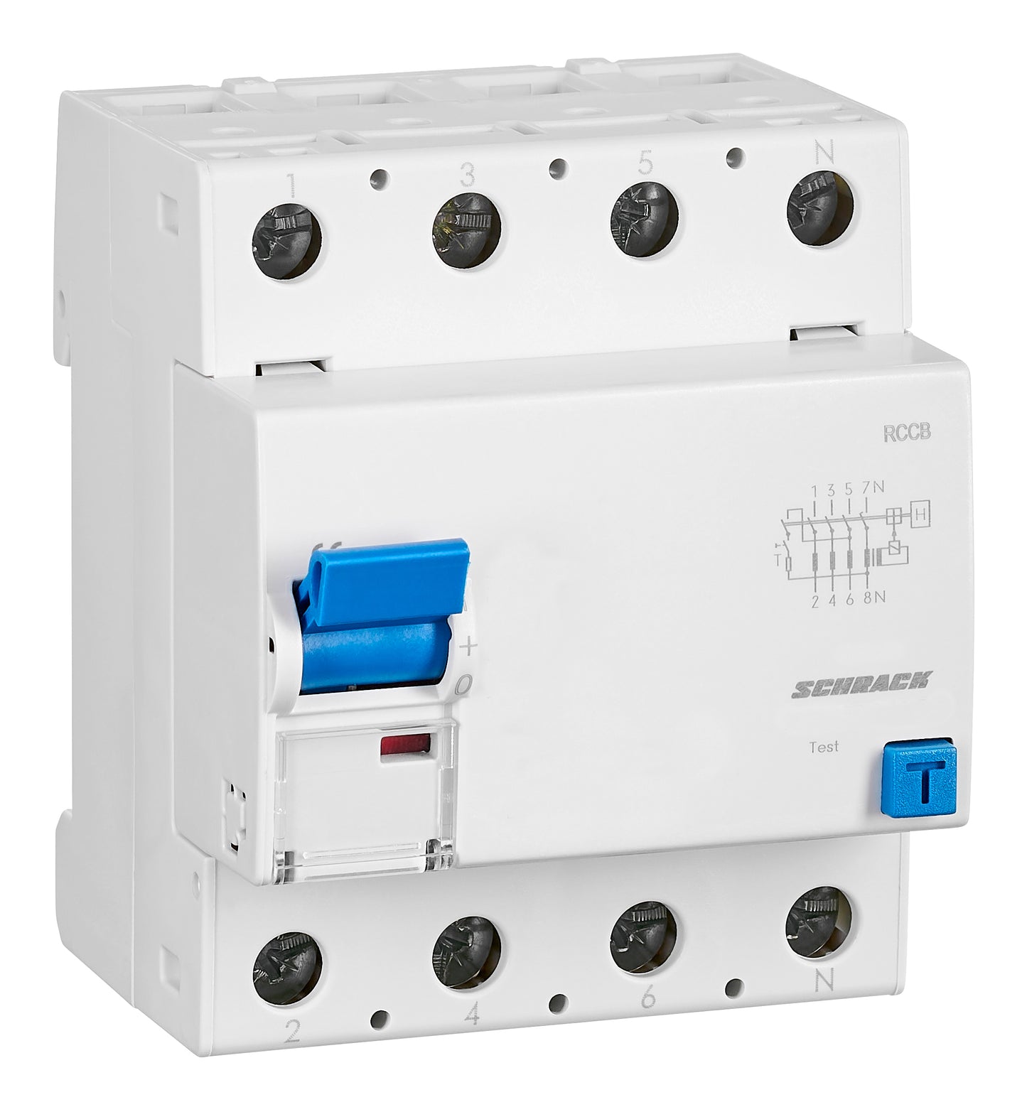 Residual current curcuit breaker 125A, 4-pole, 30mA, type AC