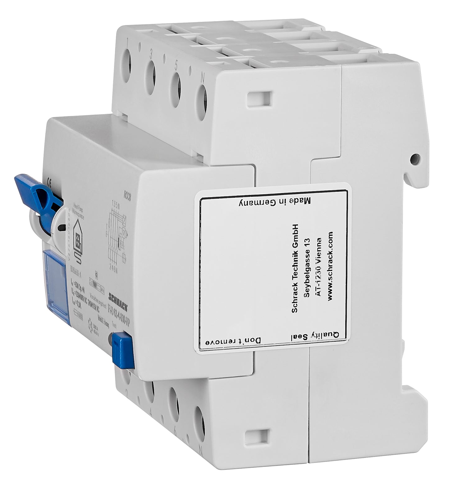 RCCB 63A, 4-pole, 300mA, Type B, for heat pumps