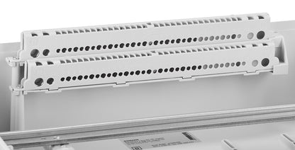 Dulap distrib. apl. IP65, 36U pe 2 rând, cu uşă transparentă