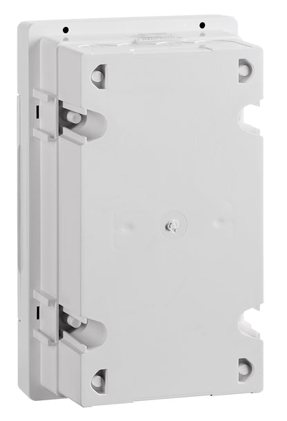 Dulap distrib. încastr. 1r-4UH, uşă din plastic alb mat