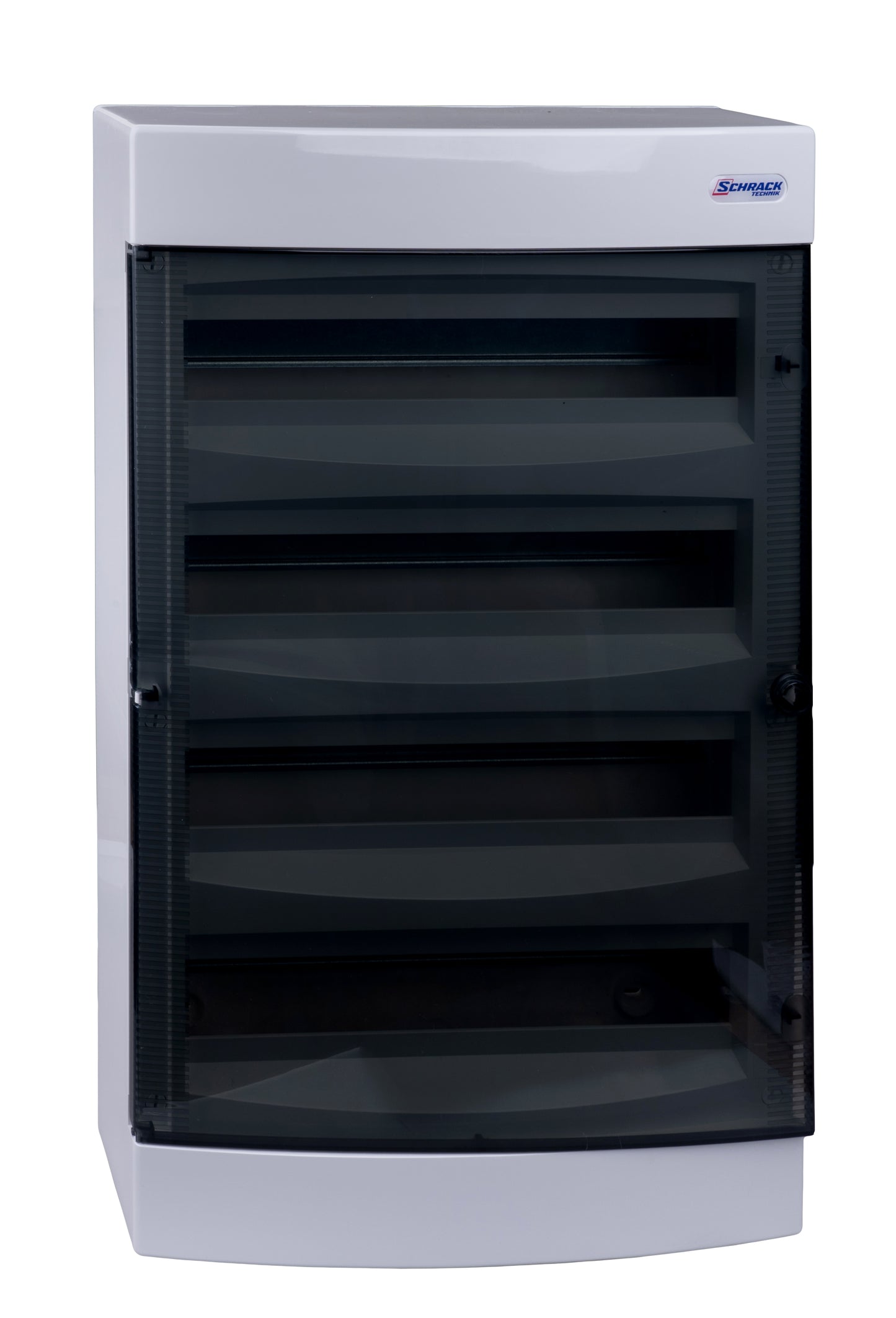 Cofret aparent, 72 UH, 4 rânduri, ușă transparentă, IP40