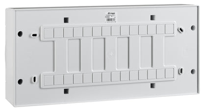 Dulap distrib. apl, 1 rând. 24UH, uşă din plastic alb mat