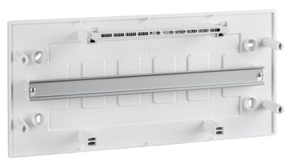 Dulap distrib. apl, 1 rând. 24UH, uşă din plastic alb mat