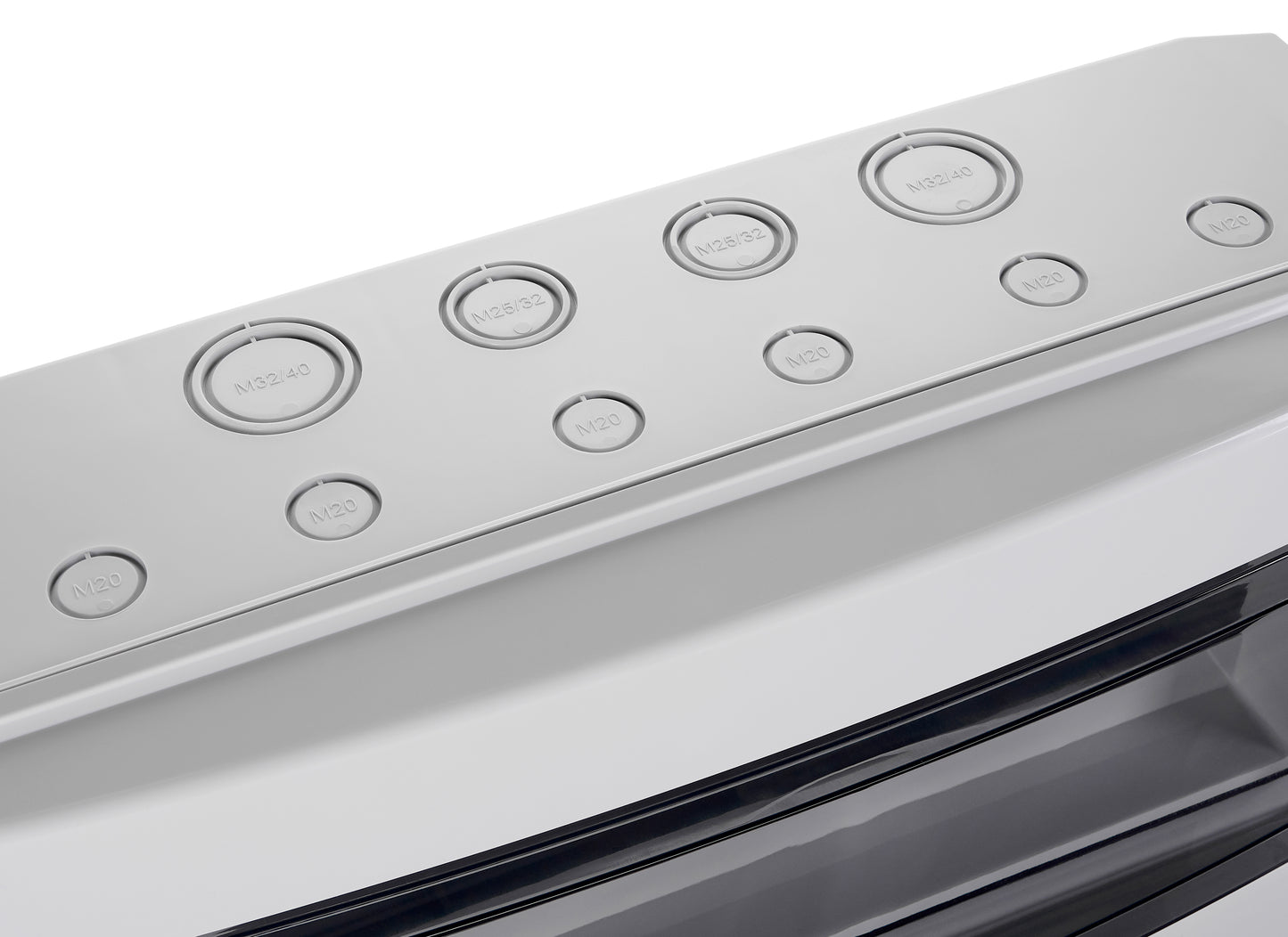 Cofret mural, 1rând, 18 UH (module), transparent IP65