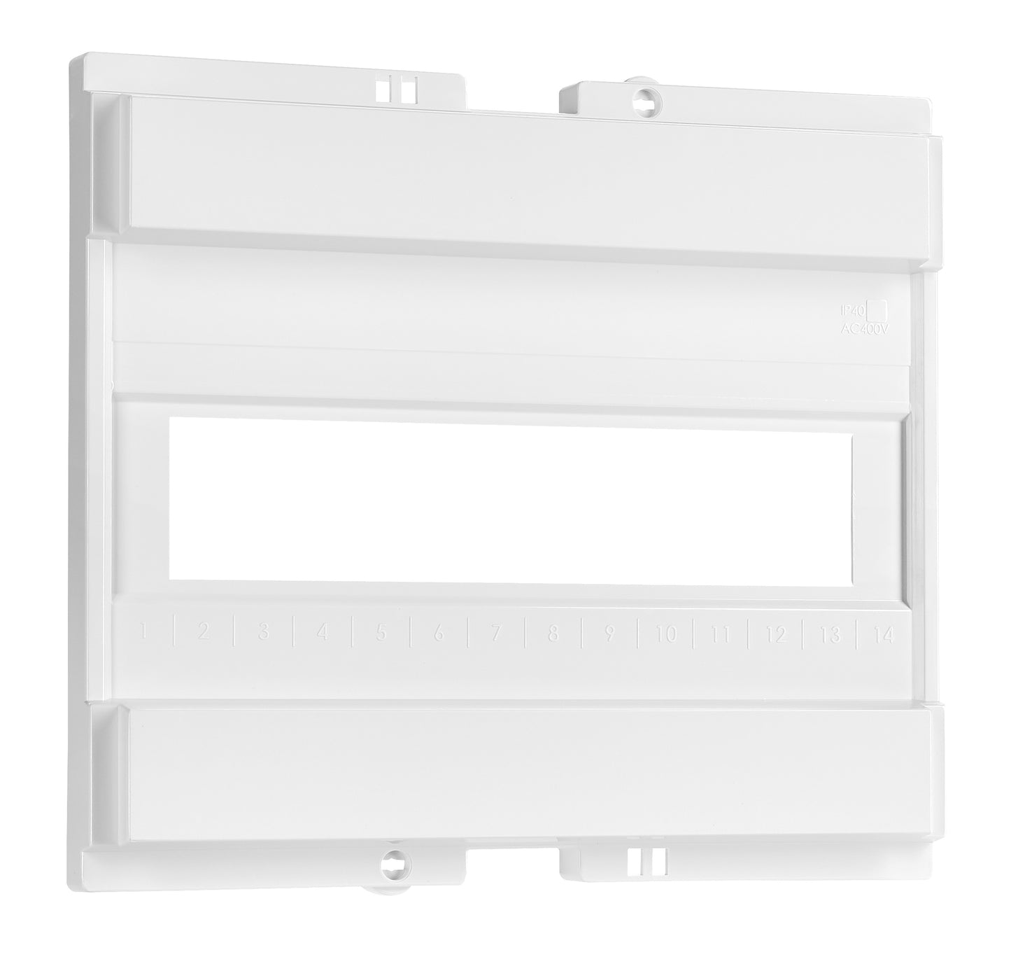 Ramă plastic+uşă transp.+insert 1 rând. 12/14UH (module)
