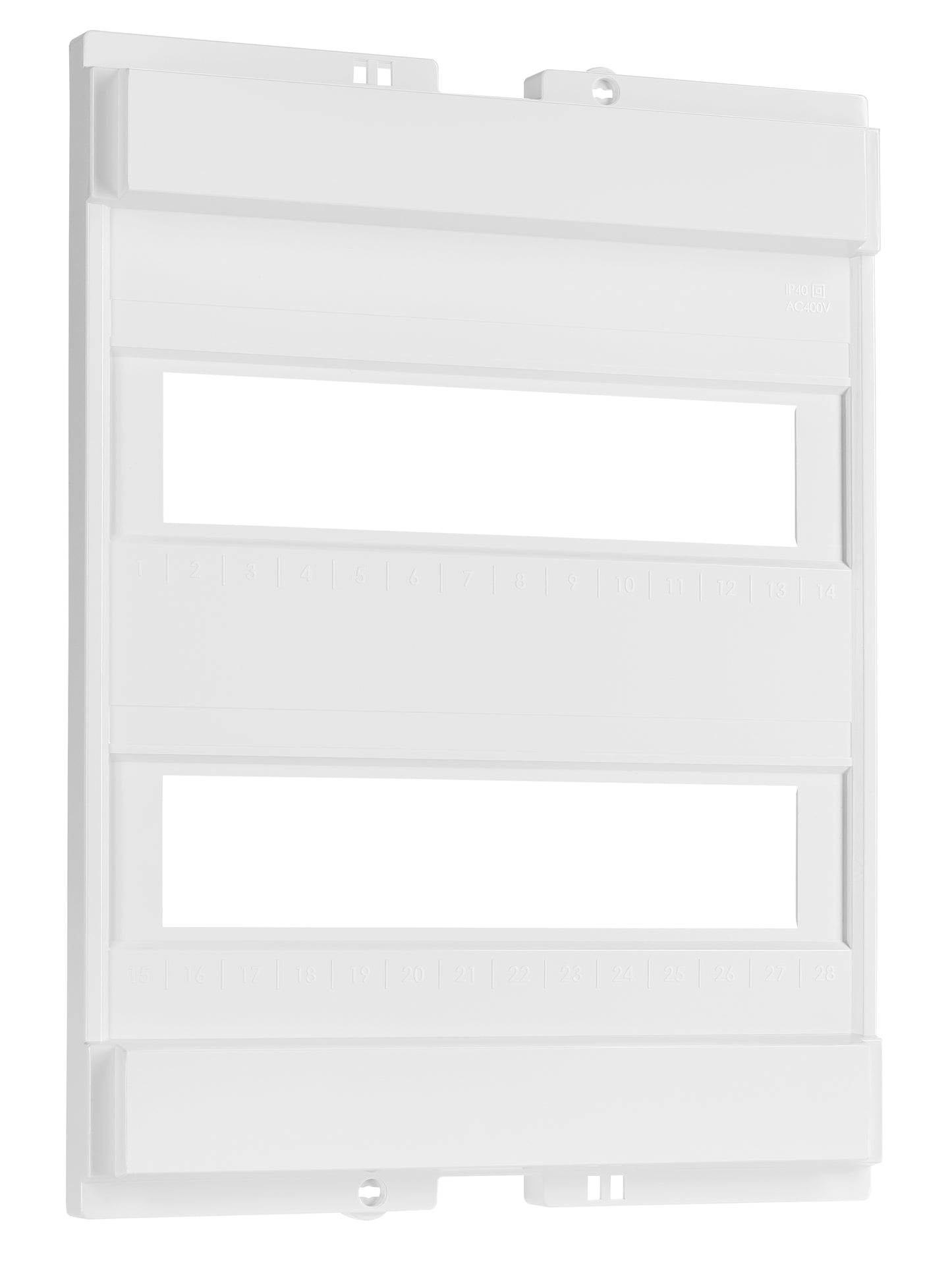 Ramă plastic+uşă transp.+insert 2 rând. 24/28UH (module)