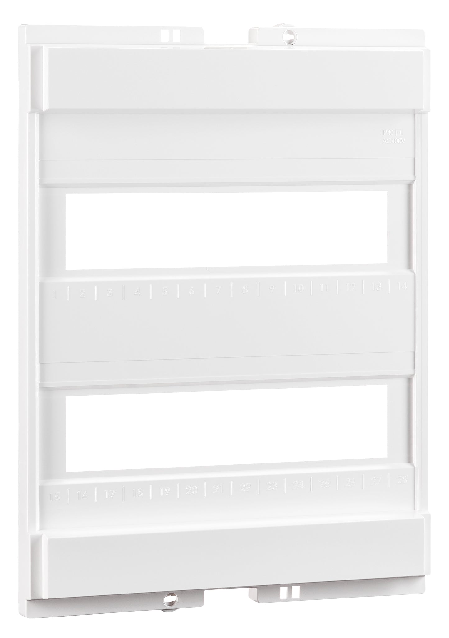 Ramă plastic+uşă plină.+insert 2 rând. 24/28UH (module)