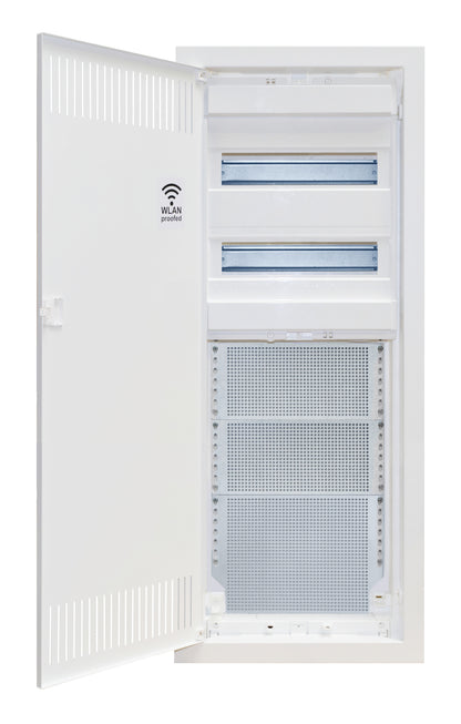 Cofret media combi cadru și ușă cu 5 rânduri verticale