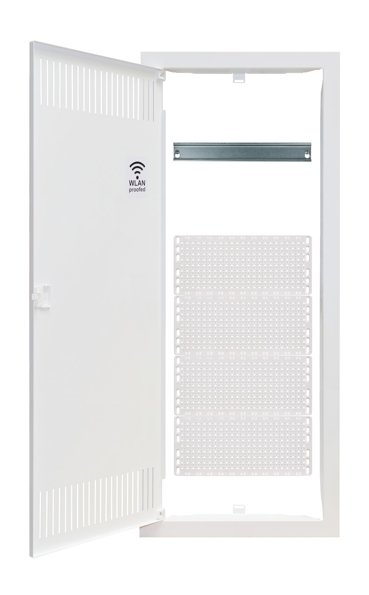 Cofret media combi cadru și ușă cu 5 rânduri verticale