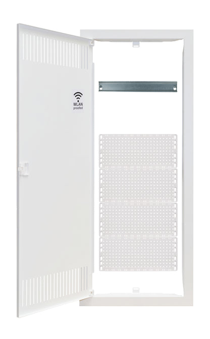 Cofret media combi cadru și ușă cu 5 rânduri verticale