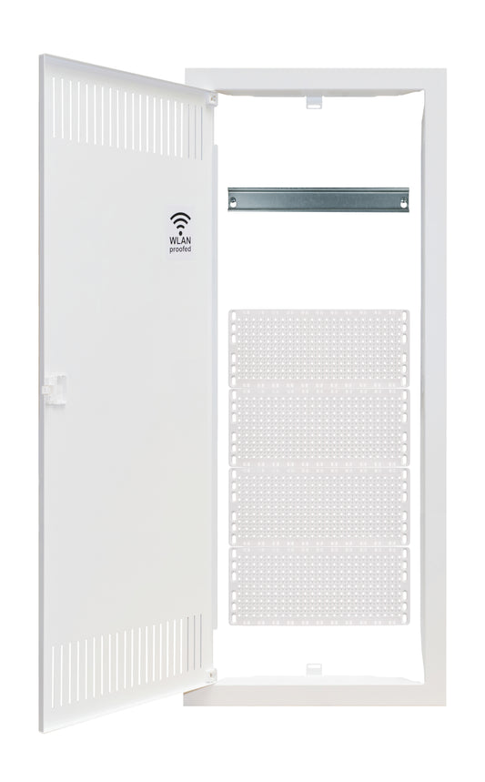 Cofret media combi cadru și ușă cu 5 rânduri verticale
