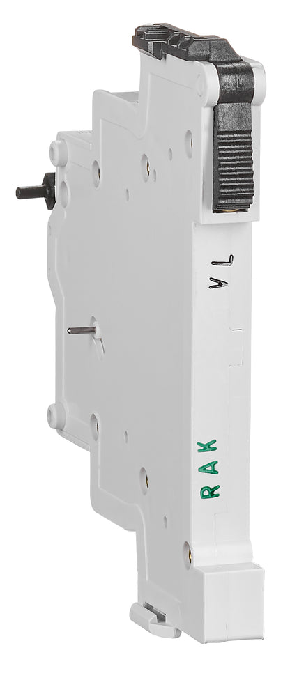 Contact auxiliar 5-250V/4A, 1 ND + 1 NI fix. cu înclichetare