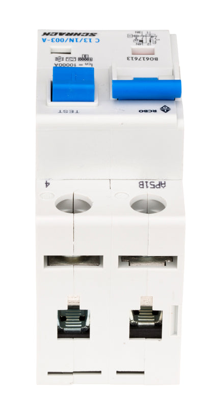 Întreruptor automat+diferenţial, C13/30mA, 10kA, tip A, 1P+N