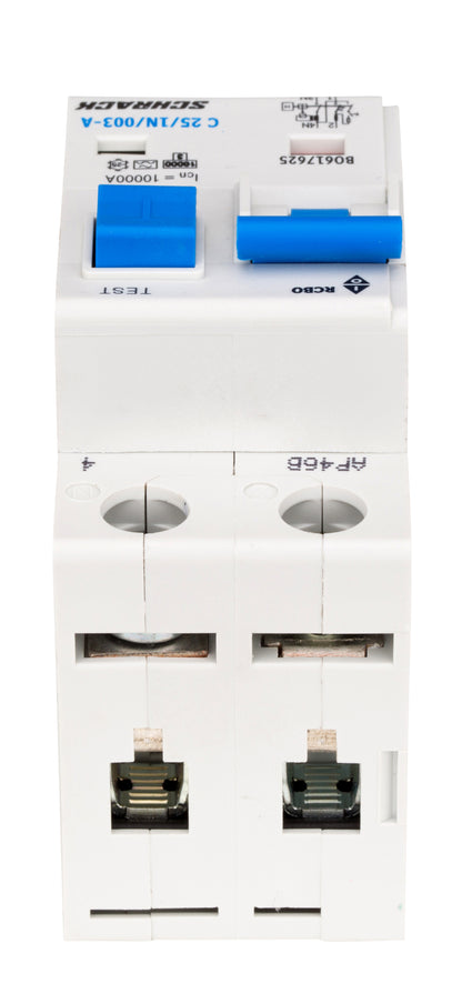 Întreruptor automat+diferenţial, C25/30mA, 10kA, tip A, 1P+N