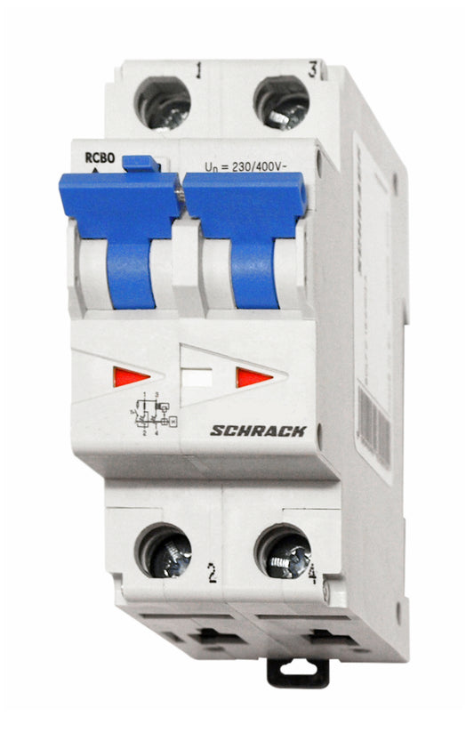 Combined MCB/RCD (RCBO) 16/2/B/01, Type A, 10kA