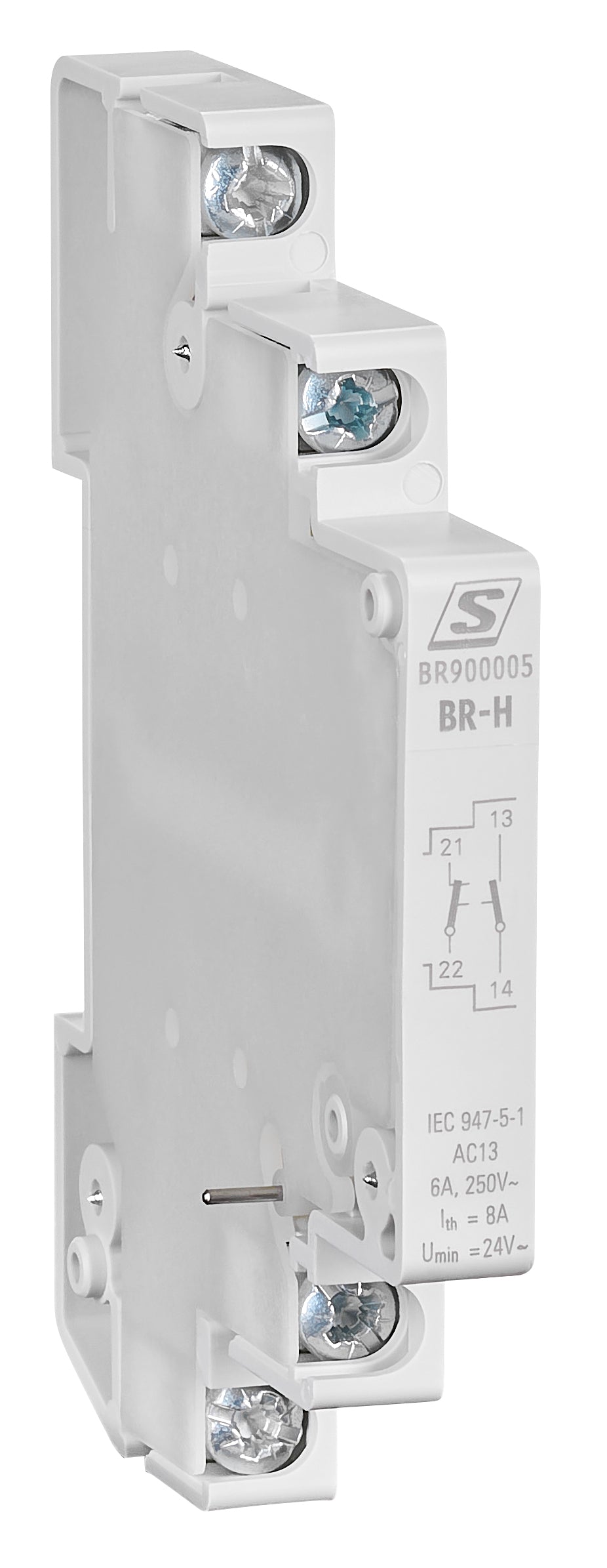 Contact auxiliar 6A 250V 1ND+1NI pentru BR