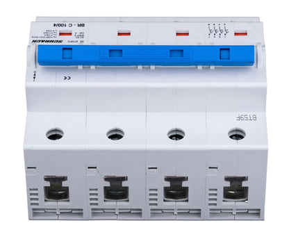 Întreruptor automat C 100A, 4 poli, 10kA