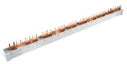 Baretă furcă compactă, 1xRCCB 4 poli, 8xMCB 1+N, 20 M,10 mmp
