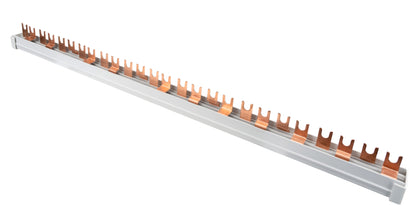 Baretă furcă,1xRCCB 4 poli, 2xMCB 3+N, 7xMCB 1+N,26 M,10 mmp