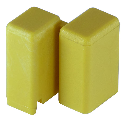 Protection-cover yellow for pin busbar on 1 MW