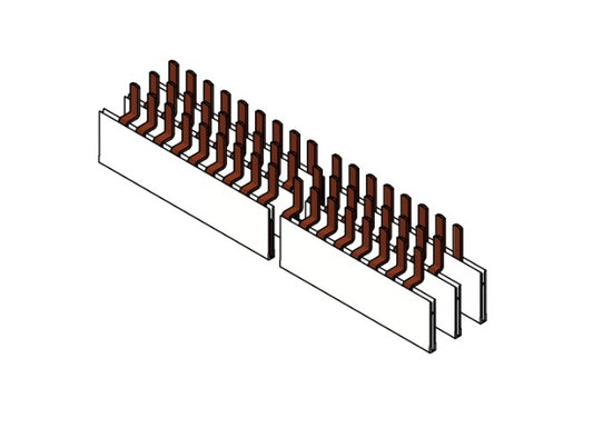 Baretă alimentare lamelă L1,L2,L3, 16mm² M=9mm, 1m