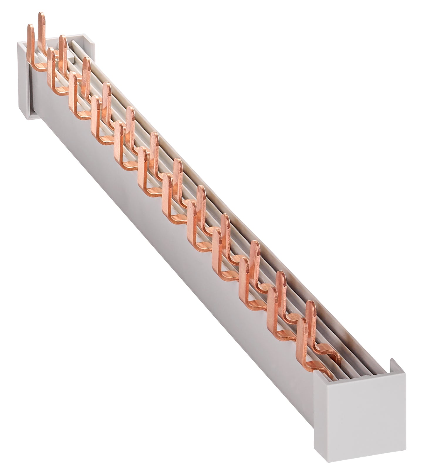 Baretă cu contacte furcă 2 Poli, 12xSig N+1/1M, 12M