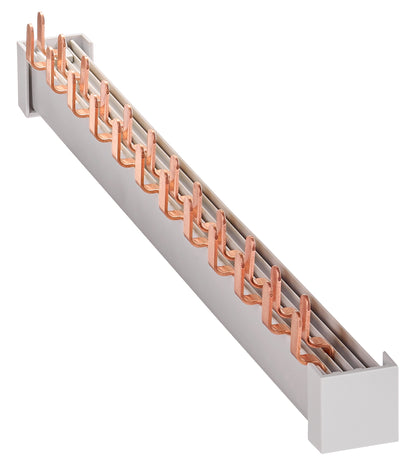 Baretă cu contacte furcă 2 Poli, 12xSig N+1/1M, 12M