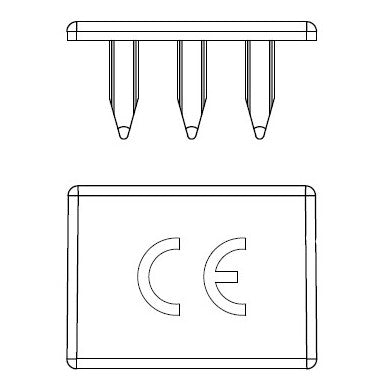 Capac protectie pentru barete 4P 16mmp