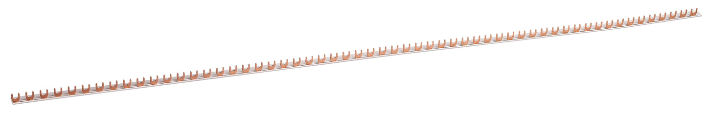 Baretă cu contacte furcă 1P, 10mm², 57UH, pas de 17,8mm, 1m