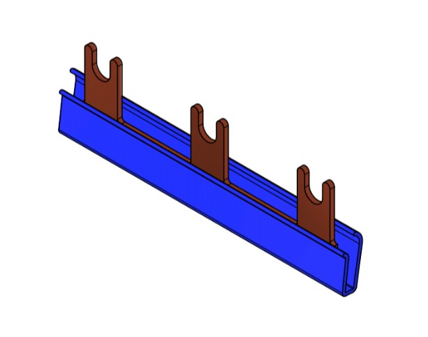 Punte nul, 3x2M, 16mm², albastra
