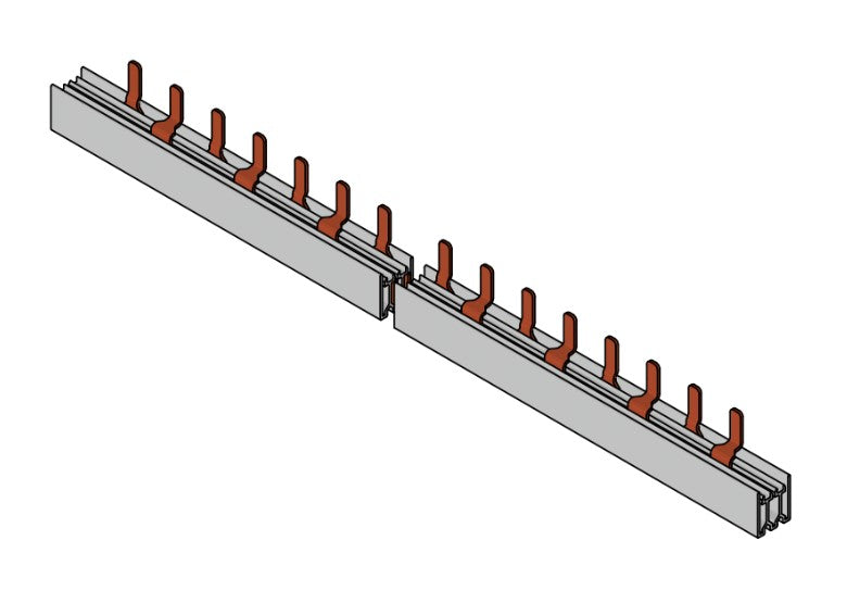 Bareta tip pin, 2p, 10mm², 17.8mm, 1m