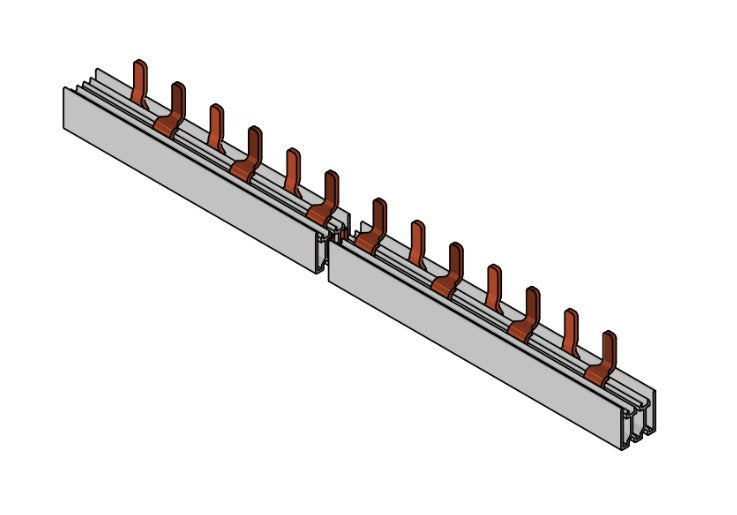 Bareta tip pin, 2p, 16mm², 17.8mm, 1m