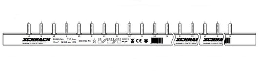 Bareta 4P, 16mm², pin, 1m