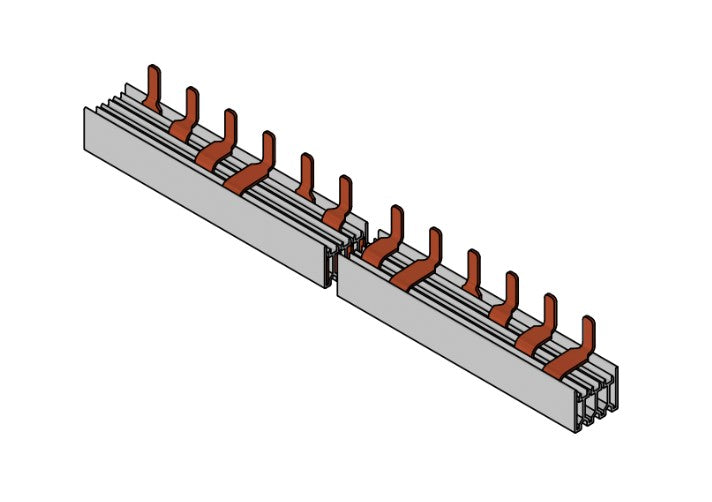 Bareta tip pin, 4p, 10mm², 17.8mm, 1m