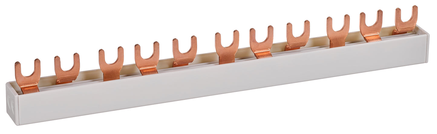 Bareta compacta furca, 1 x MCB 3P, 8x MCB 1P, 11M, 10mm²