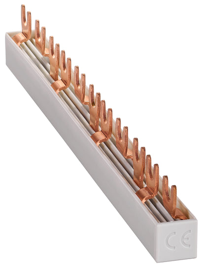 Bareta compacta furca, 1 x MCB 3P, 8x MCB 1P, 11M, 10mm²