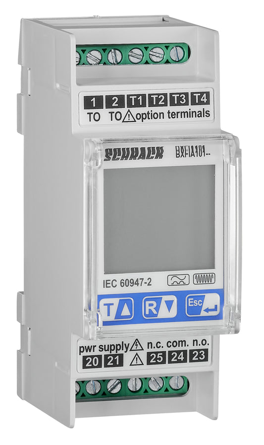 Releu deferențial tip A, cu display LCD, de la 30mA la 30A