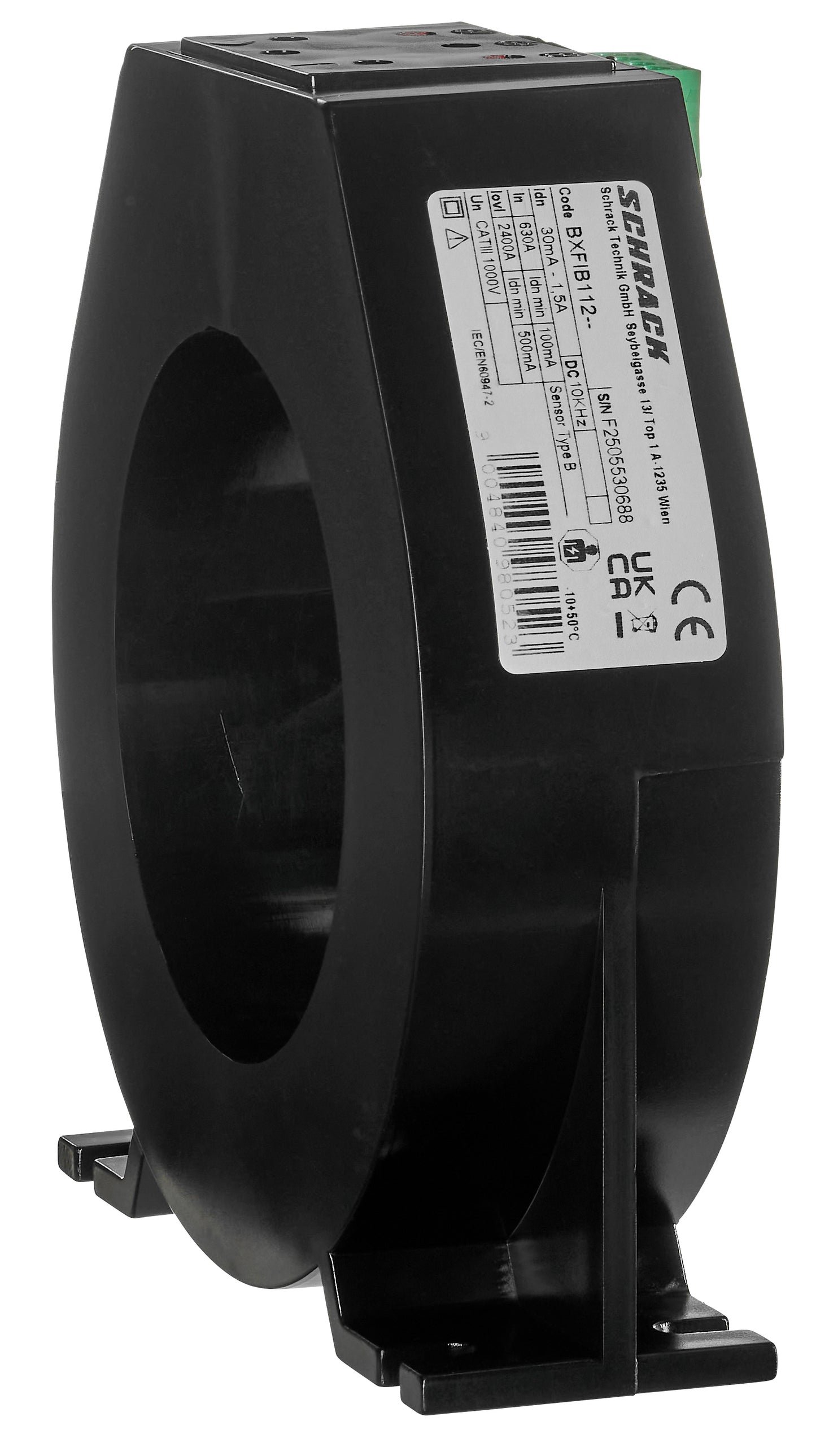 Transformator pt. releu diferențial tip B, 30-300mA, D=90mm