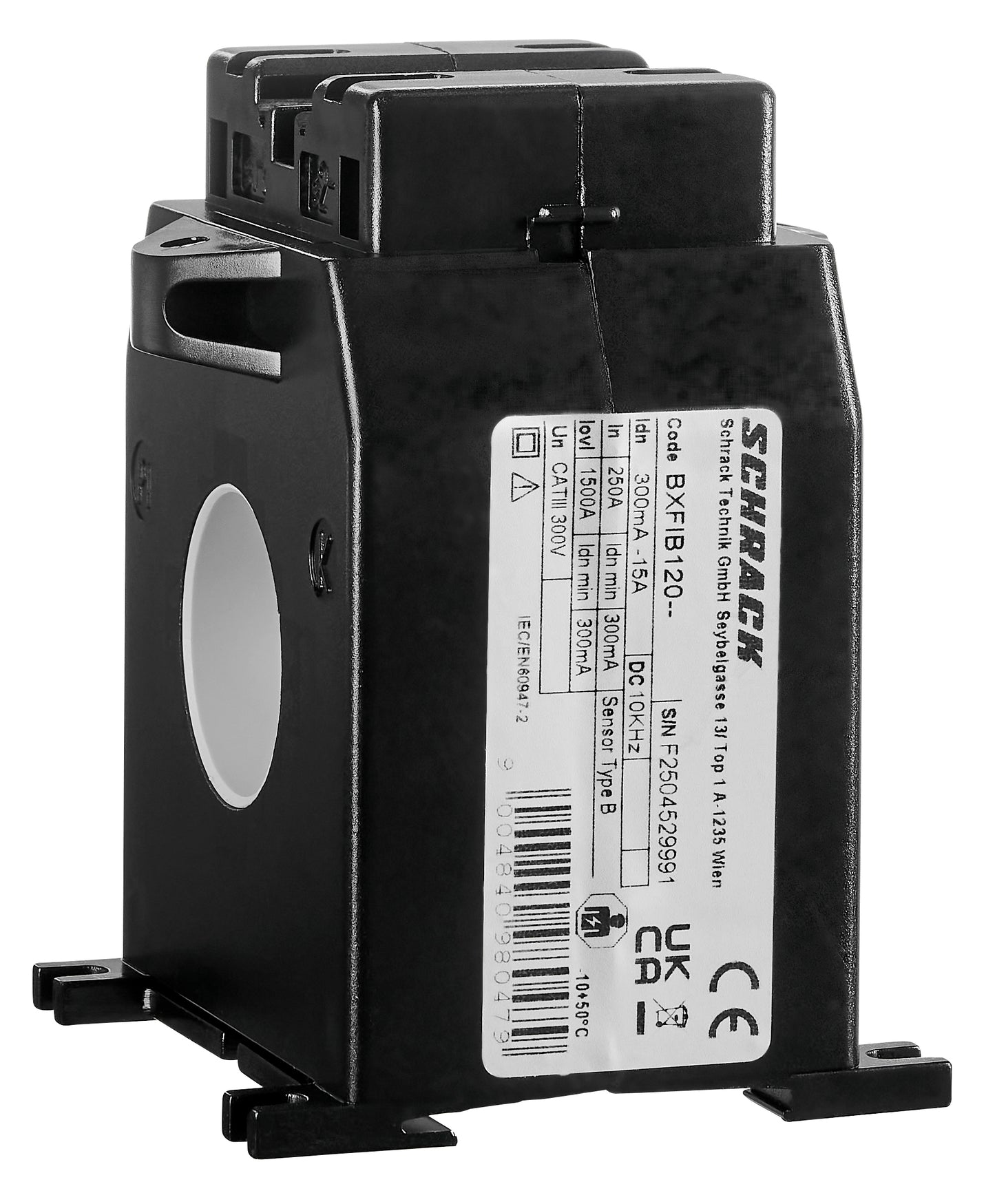 Transformator pentru releu diferențial tip B, 0.3-3A, D=28mm