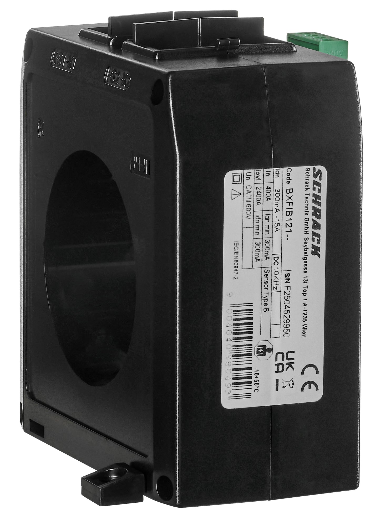 Transformator pentru releu diferențial tip B, 0.3-3A, D=60mm