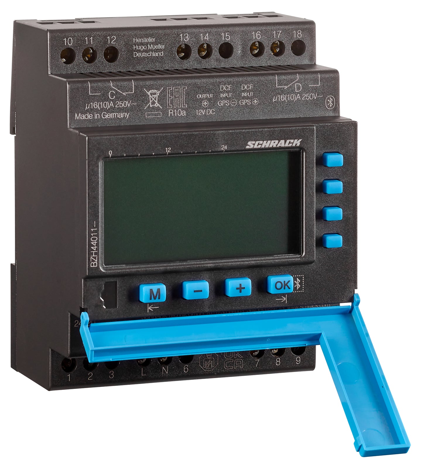 Releu de timp digital ASTRO, anual, 4 canale, 4 module