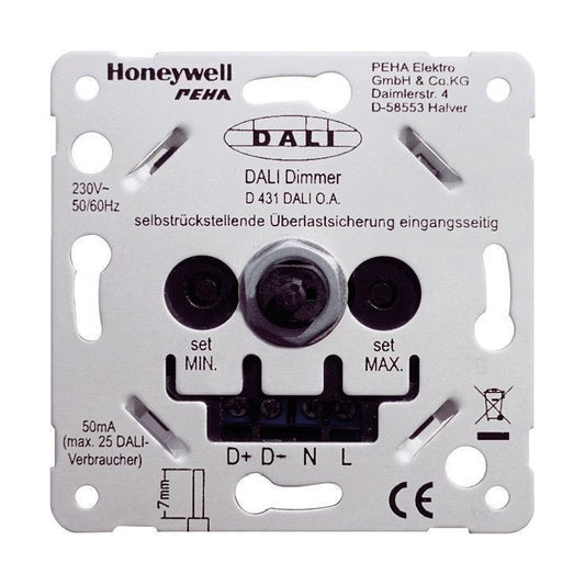 Dimmer rotative pentru Dali, 230V, 50-60 Hz, IP20